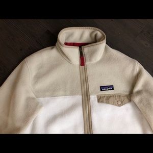 Patagonia White & Beige Zip Up